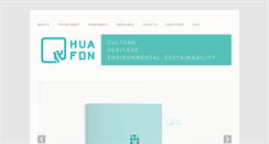 Desktop Screenshot of huafoundation.org